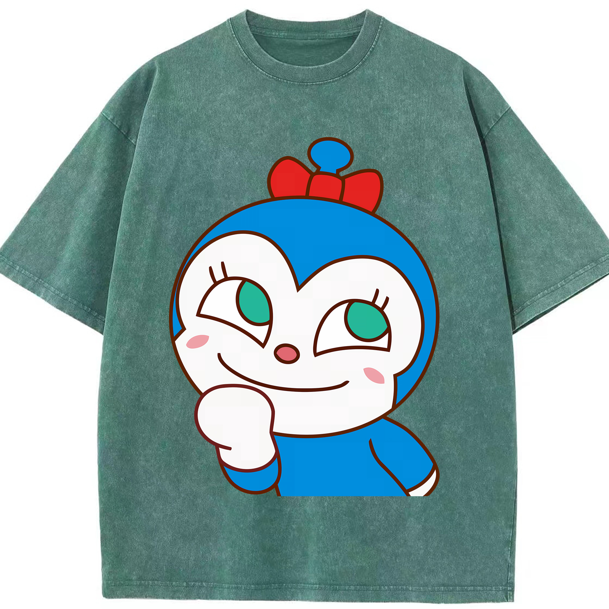 （画像用） アンパンマン Anpanman 綿100% ヴィンテージ風 半袖Tシャツ（フロントプリント）